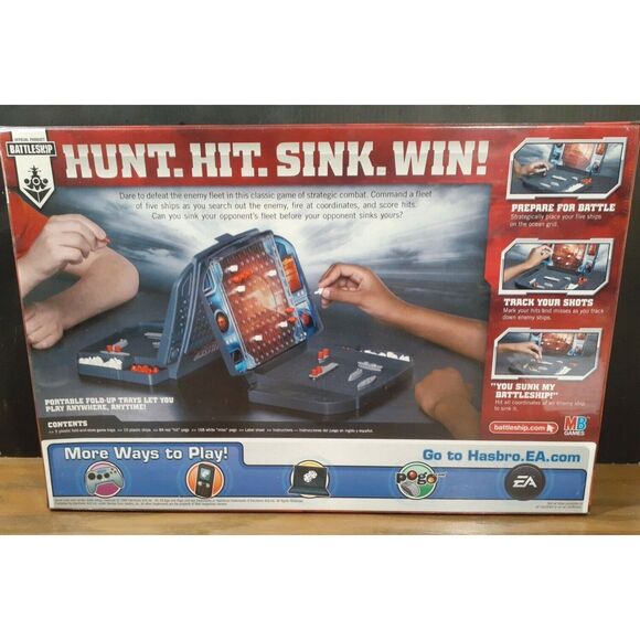 Battleship Board Game The Original Naval Combat Game Hasbro 2011 NEW Sealed - Picture 2 of 2